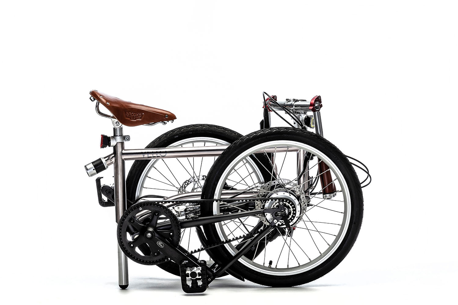 VELLO Faltrad Rohloff mit Titanrahmen gefaltet