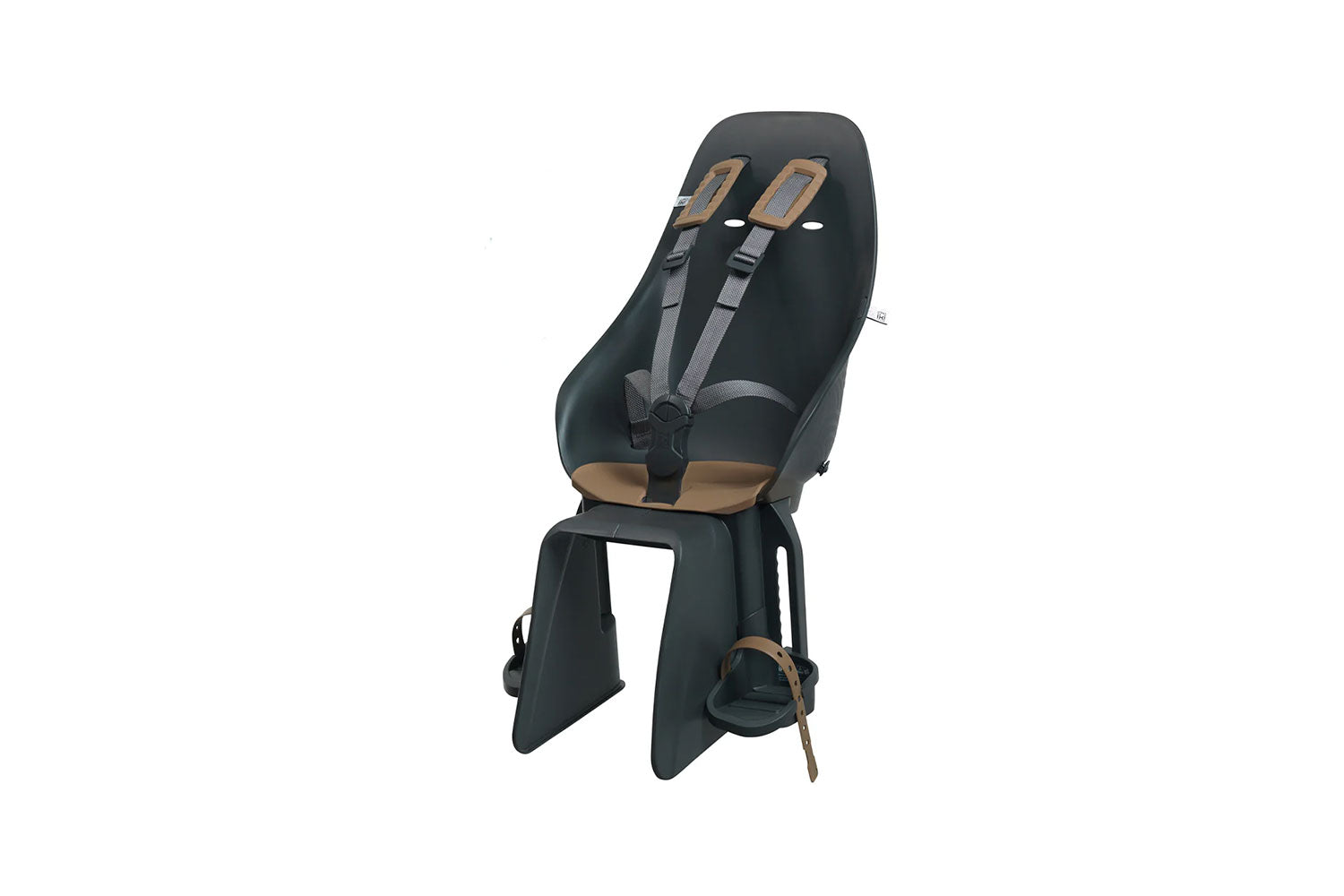 Der Urban IKI MIK HD Kindersitz in der Farbe schwarz & braun, für das VELLO SUB Lastenrad.