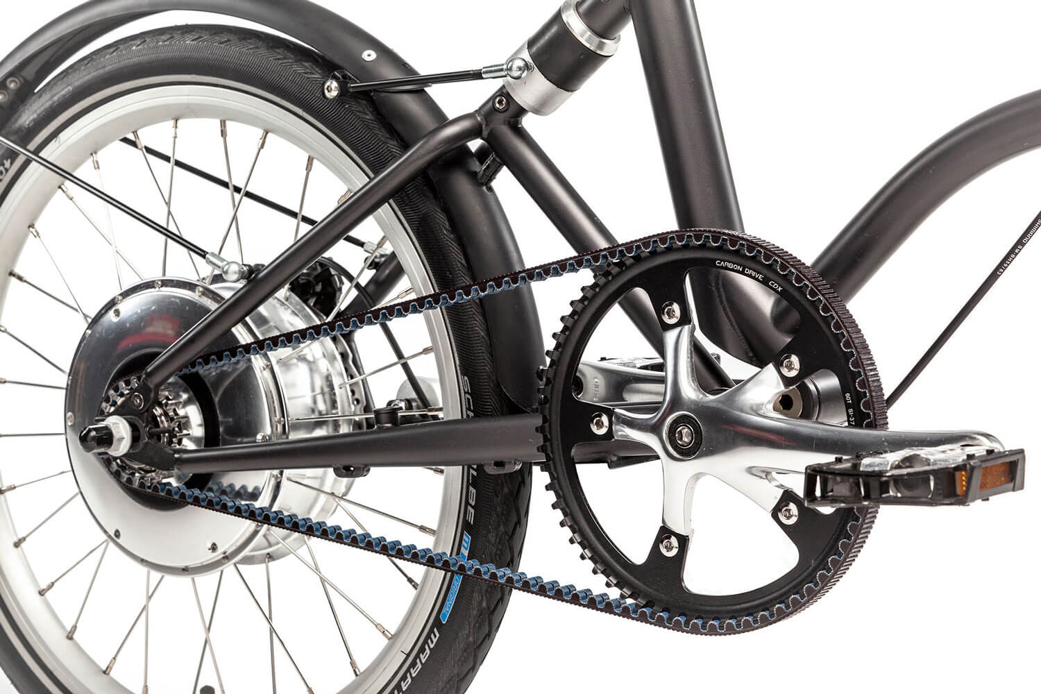 VELLO Bike+ Elektro Faltrad Riemenantrieb Gates Elektro Nabenmotor Zehus