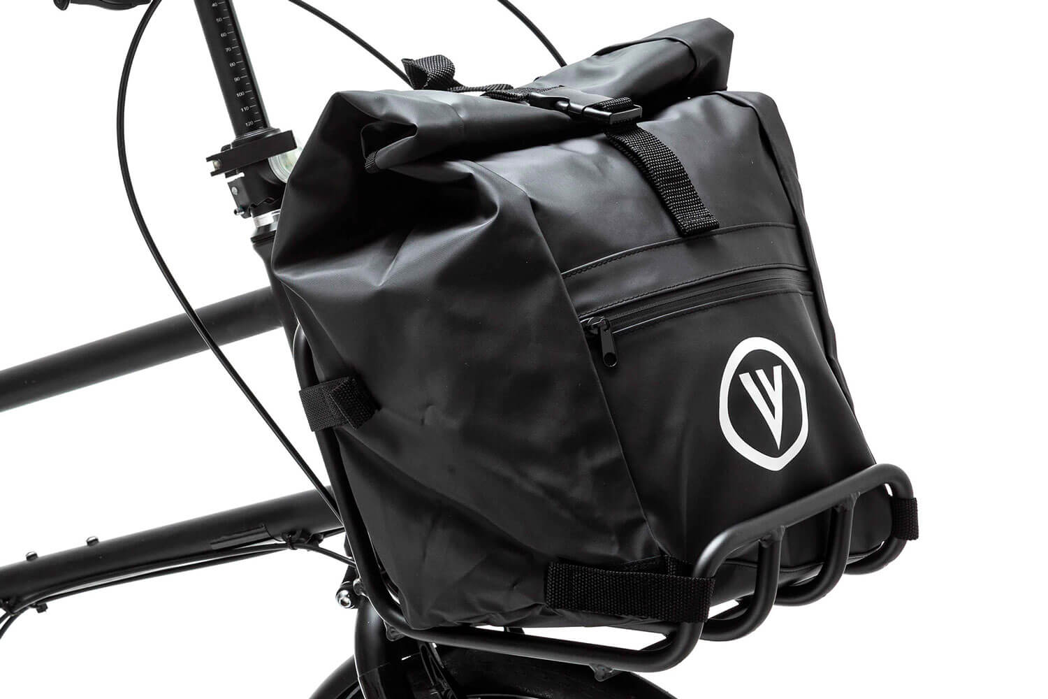 klapprad gepäckträger VELLO Daypack Fahrrad Tasche - Black Edition