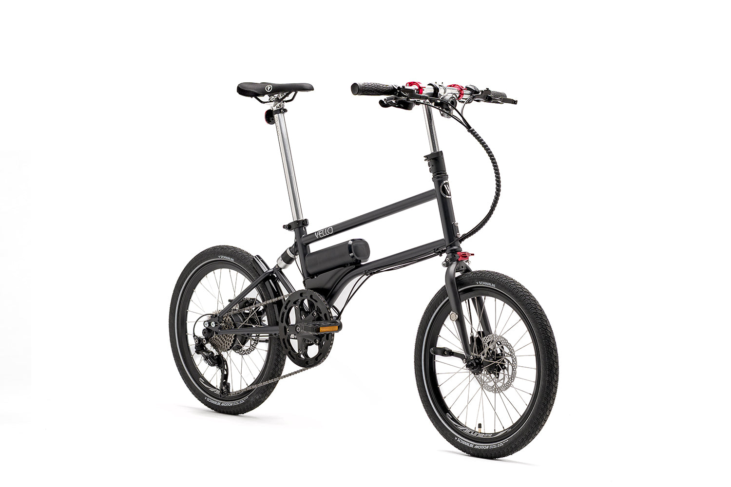VELLO VIA+ Tour E-Faltrad mit Bosch HubLine Motor und Shimano Deore 10-Gang-Schaltung in Anthrazit