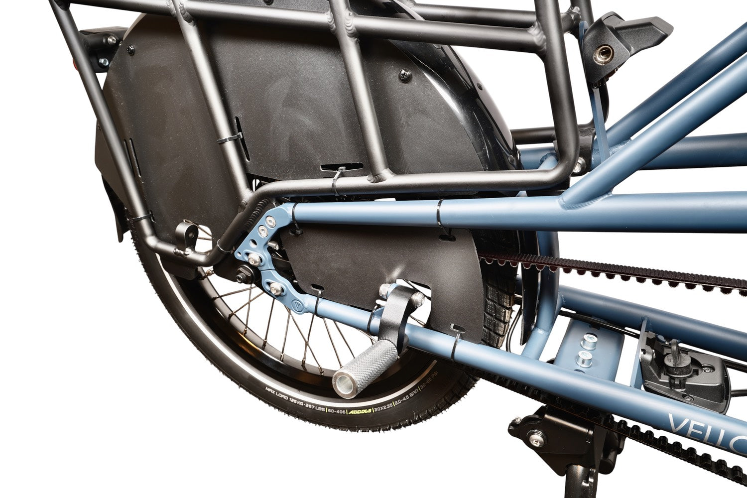 Der hintere Teil des SUBs an dem ein Peg/Fußraste verbaut ist.