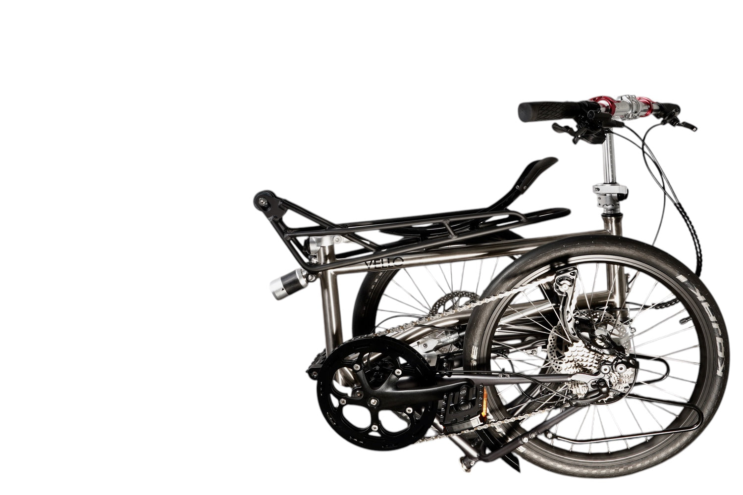 klapprad korb hinten VELLO Heckgepäckträger für Klapprad faltbar