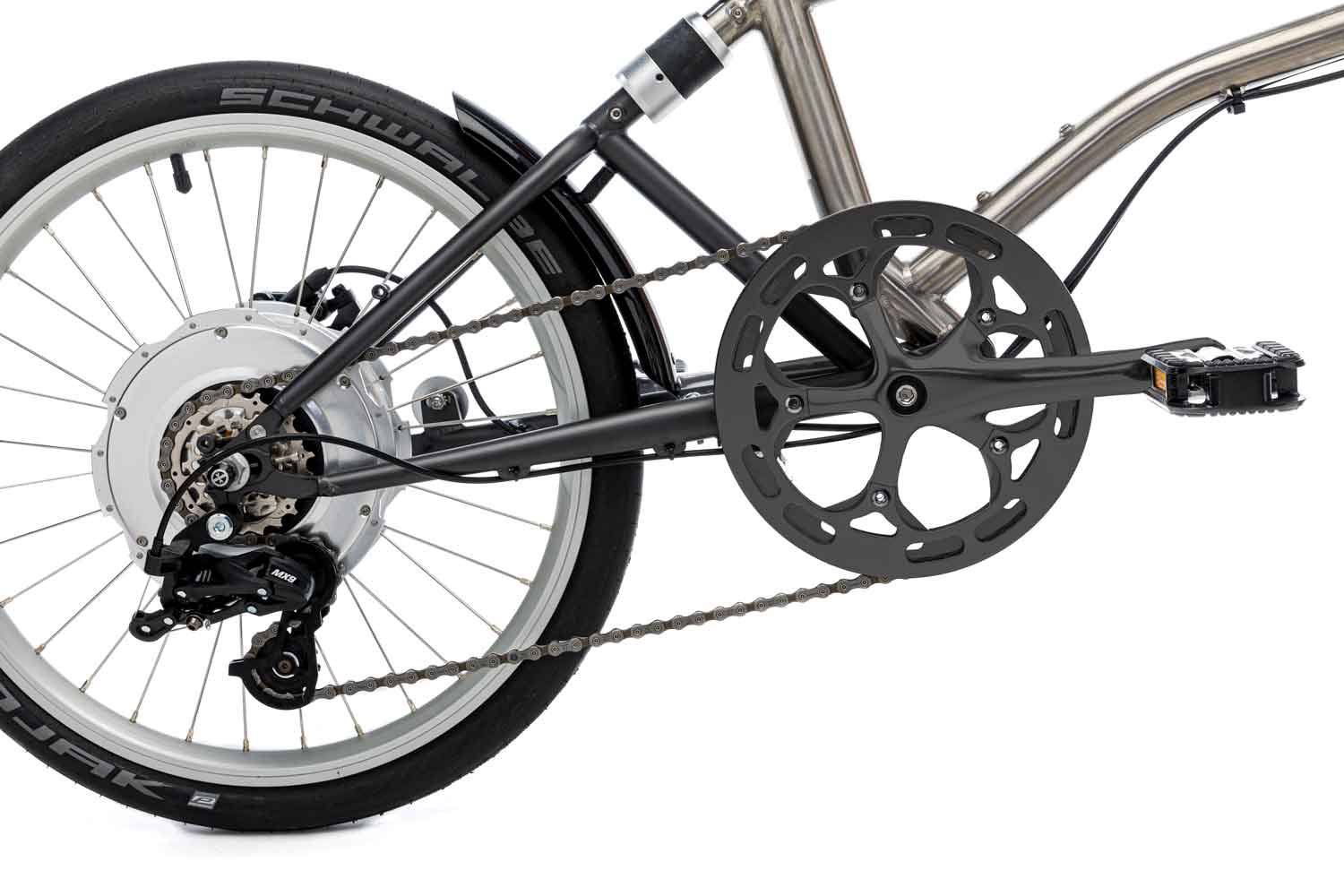 fahrrad getriebe kaufen Elektro Faltrad Bike+ mit manueller Schaltung