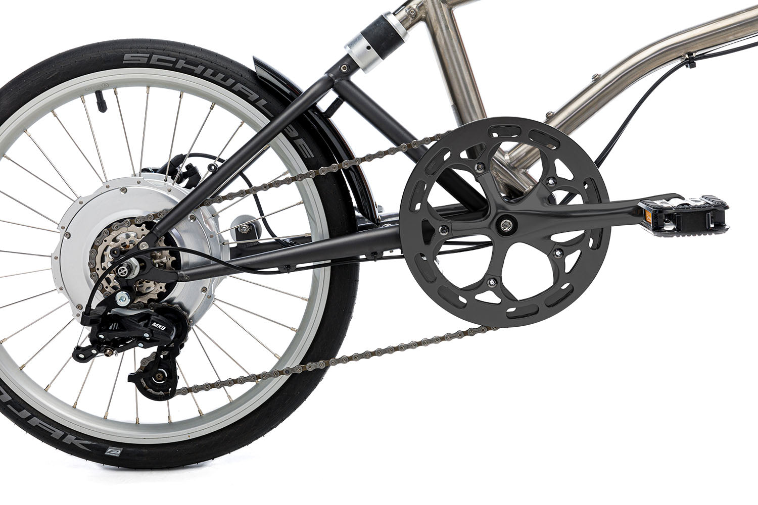VELLO Bike+ Gears Faltrad mit Titanrahmen und Zehus Motor