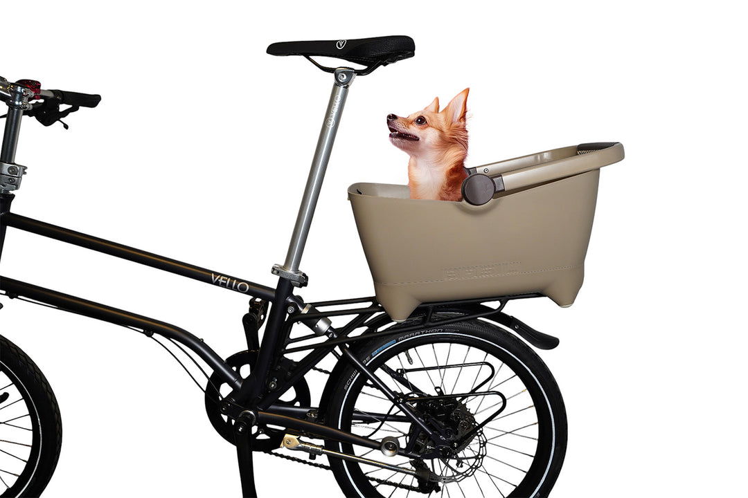 VELLO Rear Carrier Rack Folding Rear Pannier Rack Foldable